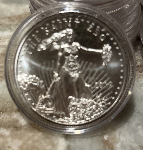 2019 ZOMBUCKS ~ CURRENCY OF THE APOCALYPSE ~ 1-OZ. .999 SILVER ROUND "The Saint"