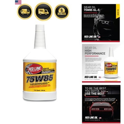 50104 75W85 GL-5 Full Synthetic Gear Oil for Hypoid Limited Slip Differential...
