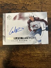 2024-25 SP Authentic Calum Ritchie AU RC Future Watch 582/599 #175 Avalanche