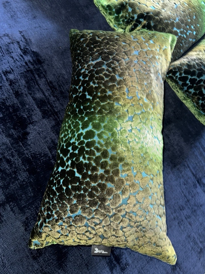 Neu Großes Bretz Kissen Boa Türkis Matilda Napali Ohlinda Couch - Bild 2 von 4