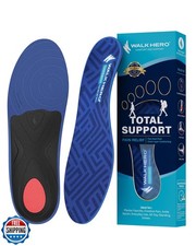 WalkHero Pain Relief Total Support Insoles - Plantar Fasciitis Insoles for Ar