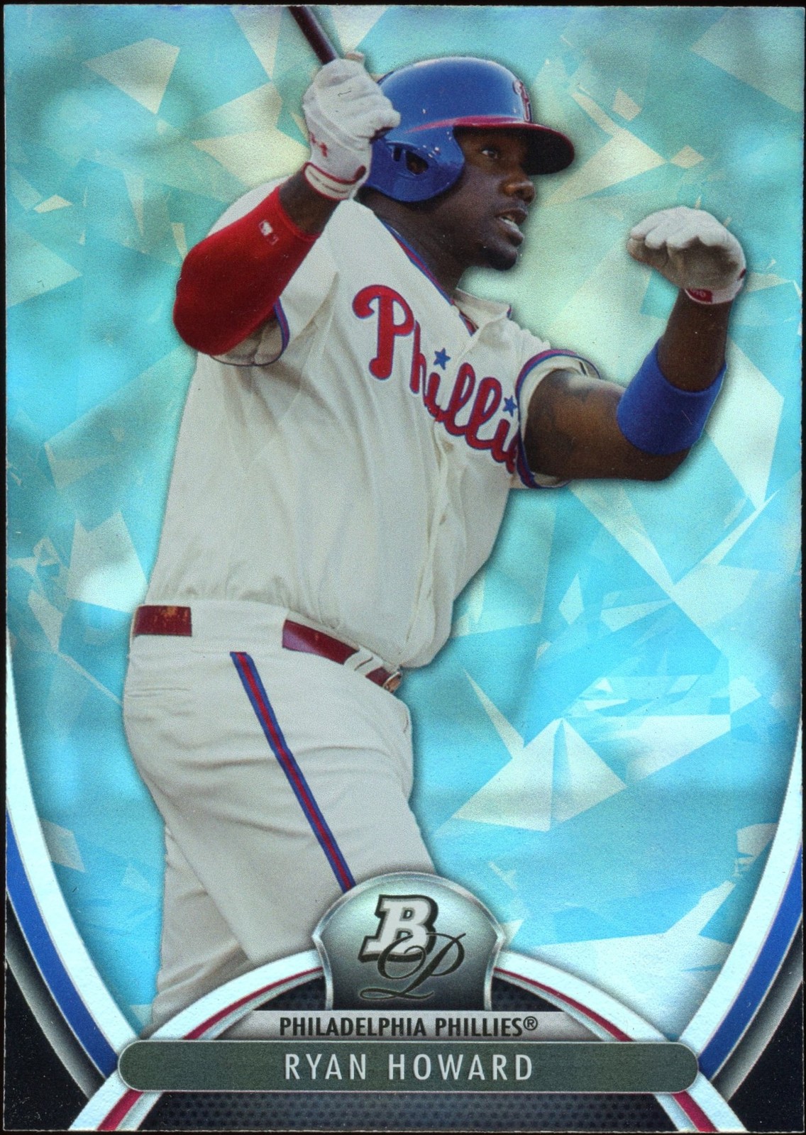 2013 Bowman Platinum Ryan Howard #17 Sapphire