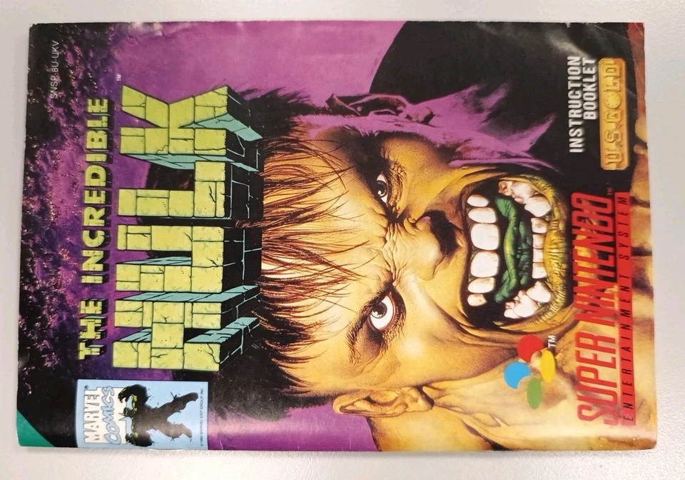 Super Nintendo SNES Spiel The Incredible Hulk CIB OVP TOP Zustand Sammlung UKV - Bild 4 von 4