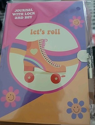 Let's Roll Journal With Lock And Key  