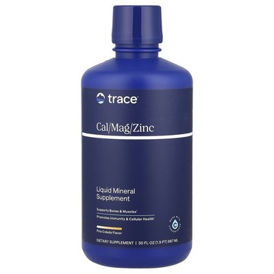 Liquid Cal/Mag/Zinc, Piña Colada, 30 fl oz (887 ml)