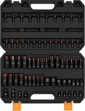 66-Piece Torx Bit & Hex Socket Set: Premium CR-V & S2 Alloy Full Size 