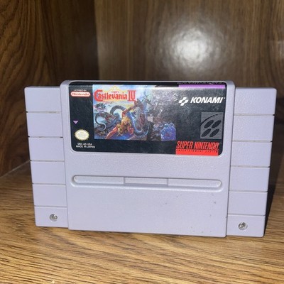Super Castlevania IV 4 (Super Nintendo SNES, 1991) Authentic & Tested Cart Only