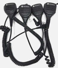 Motorola PMMN4013A Remote Speaker Microphone for Portable Radios Lot of 4