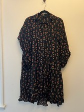 Zara Printed Dress Sz Small