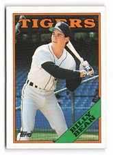 1988 Topps #267 Billy Bean Rookie Detroit Tigers RC