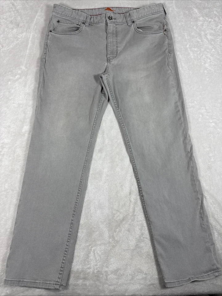 Мужские джинсы Tommy Bahama свободного покроя мягкие серые джинсовая ткань размер 38x32 - Изображение 2 из 4