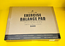 Amazon Basics Wood Wobble Balance Trainer Board Black