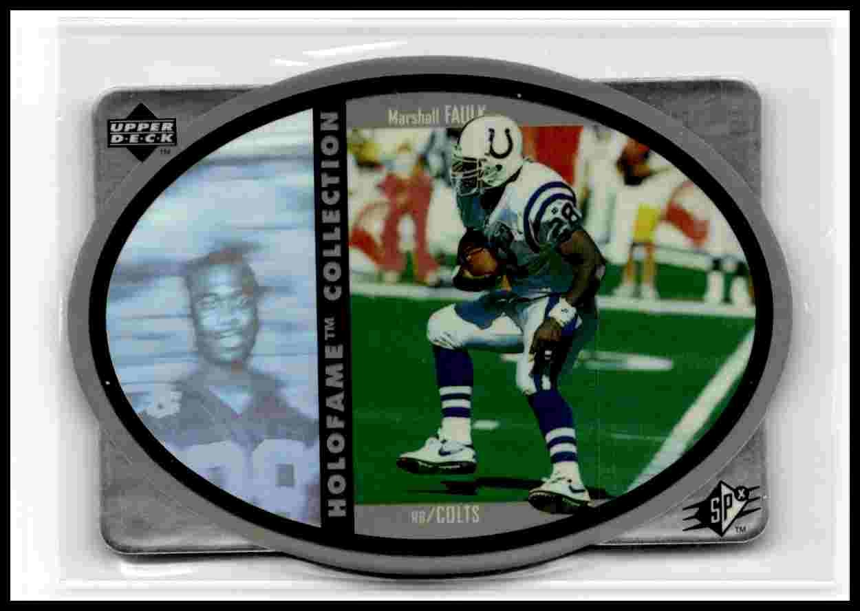 1996 SPx #Hx7 Marshall Faulk Holofame