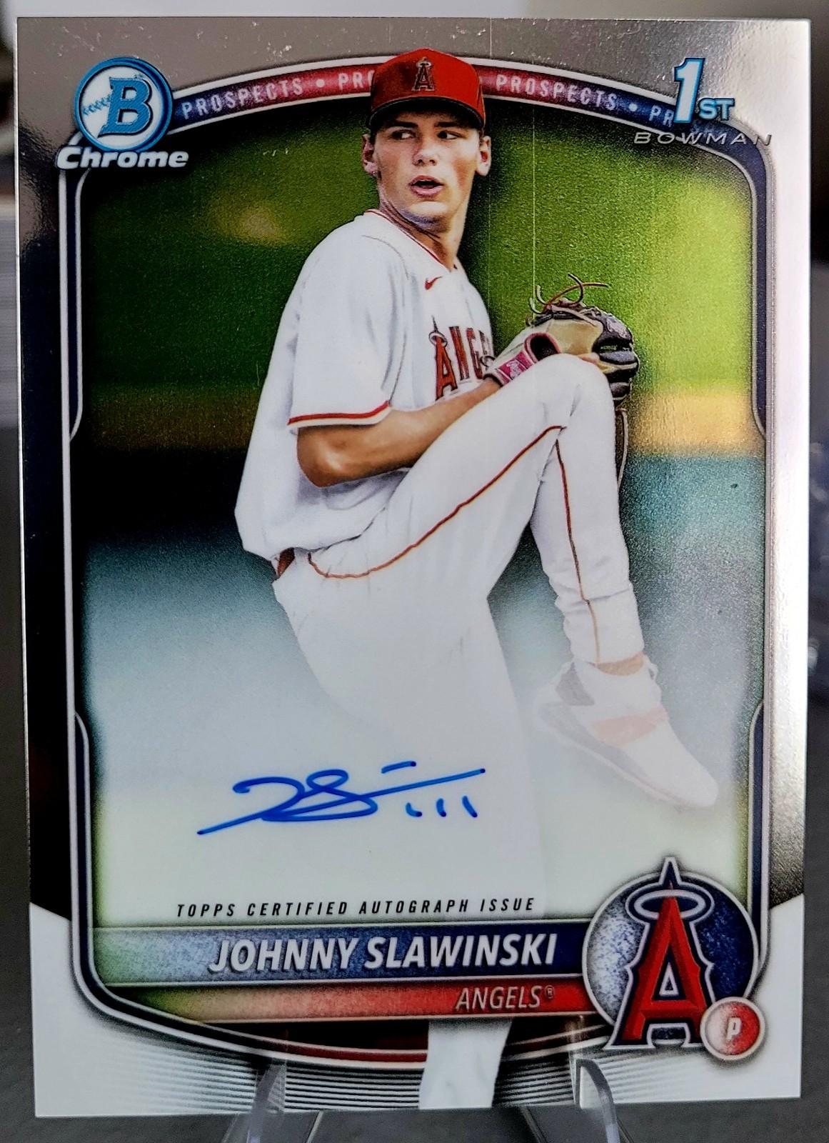 2025 Bowman Draft - Chrome Prospect Autographs Johnny Slawinski #CPA-JS (AU, RC)