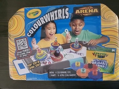New Crayola Colourwhirls Arena Set of 4 Washable Markers