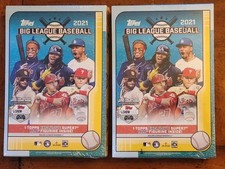 2021 Topps Big League Baseball Collector Hobby Box (2) w/ Super7 Figurine Sealed