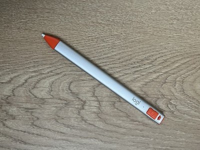 Eingabestift Logitech Crayon iPad, Silber/Orange