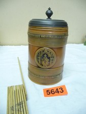 5643.      Alter Bierkrug  Original Gerzit Krug Deko  Bierkrug 1 L