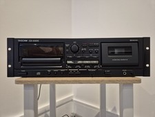 Tascam CD-A500 CD Player and Cassette Tape Combination Deck Recorder 19" Rack