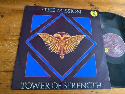 12'' UK 1988 The Mission Tower Of Strength (Bombay Mix) strukturierte geprägte Abdeckung
