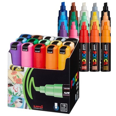 Acrylic Paint Markers, 8K Broad Bold Thick Chisel Tips, Artist Recommended Pe...