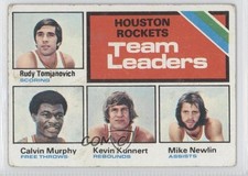 1975 Topps Team Leaders Rudy Tomjanovich Calvin Murphy Mike Newlin Rookie RC 1w8