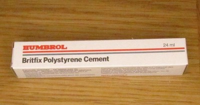Humbrol Britfix 24ml Styropor Zement Vintage unbenutzt