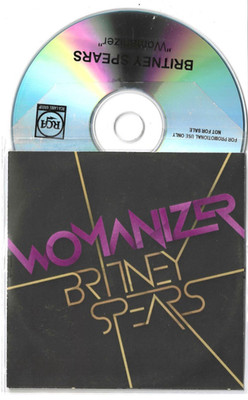 Britney Spears - Womanizer - Scarce 2008 UK 1 track promo CD