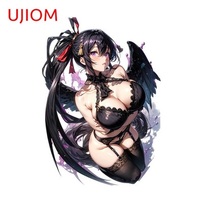 UJIOM Himejima Akeno Wall Sticker Trendy Decal Suitable For Smooth Surface Decor
