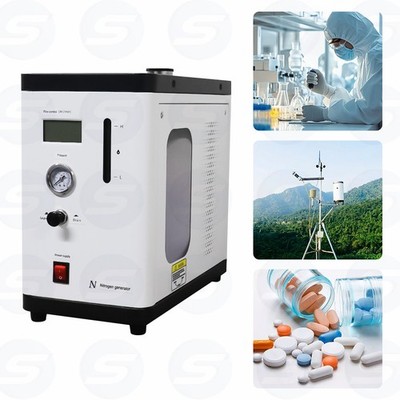 High Purity N2 Nitrogen Generator 0-500ml/min Lab Gas Making Machine US STOCK