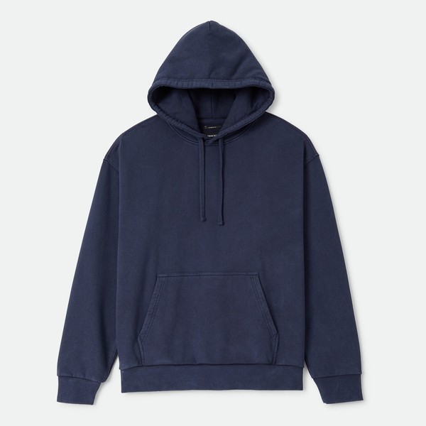 Brixton Basic Hooded Sweatshirt Gr: M Washed Navy-image