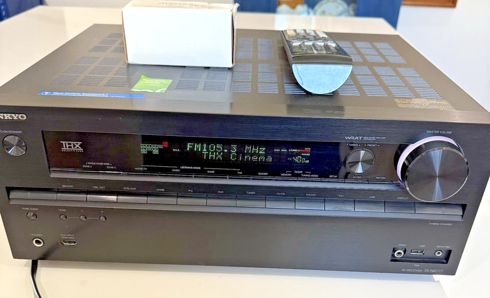 Onkyo TX-NR717 7.2 Channel AV Receiver Home Theatre Stereo Receiver with Box EUC - Image 3 of 4