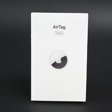 Apple AirTag Bluetooth Item Tracker 4-Pack White MX542AM/A - Open Box