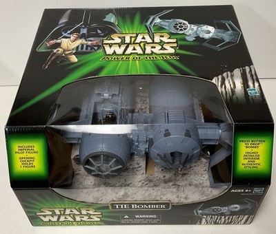 Star Wars Power of Jedi TIE Bomber Imperial Pilot 2001 POTJ Sealed Hasbro MISB