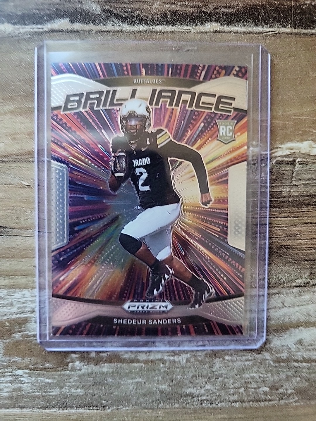 2025 Panini Prizm Draft Picks Shedeur Sanders Brilliance Rookie RC #18