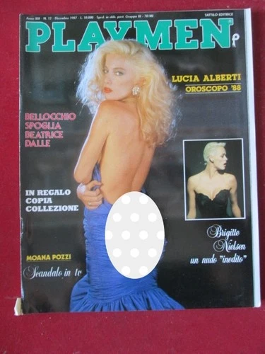 PLAYMEN 12 1987 MOANA POZZI BRIGITTE NIELSEN MILO MANARA  [SIT22B]