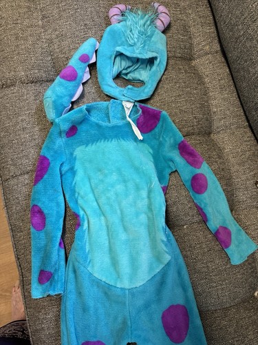 Disguise Disney Monsters Inc Sulley TODDLER Deluxe Costume LARGE L 4-6  #533