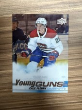 2019-20 Cale Fleury Young Guns Clear Cut #209 Montreal Canadiens YG Rookie SSP
