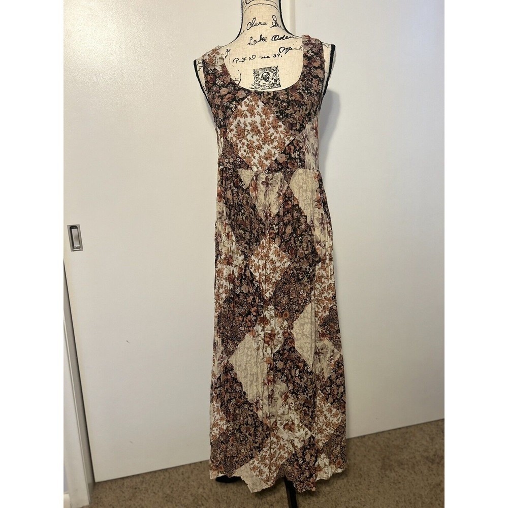 Vintage NC-17 Danielle Haven Patchwork Floral Max… - image 1