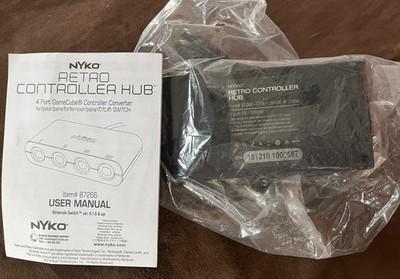 GameCube Controller Converter For SWITCH - Brand New Nyko Retro Controller Hub