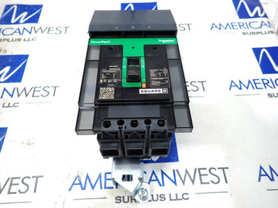Square D BDA36060 3 Pole 60 Amp 600 Volt 18kA@480V I-Line Circuit Breaker Tested