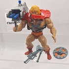 Vtg HE-MAN & MEGA-LASER Motu Masters Of The Universe Original Action Figure 6-8