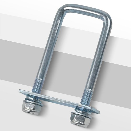 U-Bügel Verzurrösen Zurrösen 6er Set M10 60x110mm mit Gegenplatte PKW-Anhänger - Bild 13 von 18