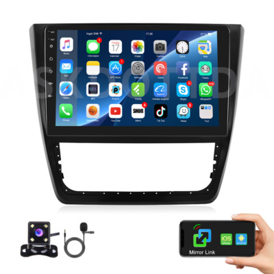 Für Skoda Yeti 5L 2009 - 2014 Android 13 Autoradio GPS Navi Sat WIFI BT USB Kam