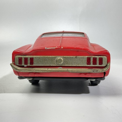Buddy L 60's Red Ford Mustang Fastback Japan Nice Condition LOOK! - Picture 6 of 8