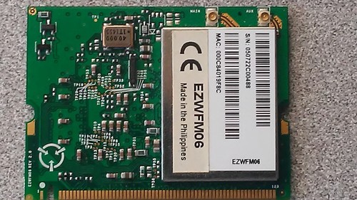 Eazix EZWFM06 Conexant Intersil Mini PCI 802.11 a/b/g WiFi Radio - Afbeelding 5 van 7