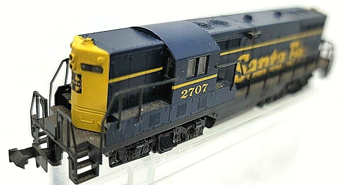 N KATO 176-2110 EMD GP-9 Santa Fe Locomotive # 2707 (Tested) | eBay