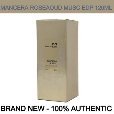 Brand New Mancera Roseaoud & Musc Unisex Eau de Parfum 4 oz Spray Bottle