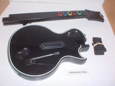 Guitar Hero Les Paul Wireless Guitar w/ damage -Playstation 3 PS3- No Dongle