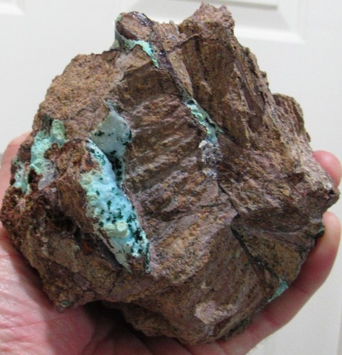 SENSATIONAL SPARKLING CHRYSOCOLLA W/ DRUZY QUARTZ CRYSTAL!!! REPUBLIC OF CONGO - Picture 8 of 11